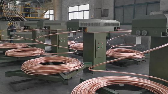 Συνεχής μηχανή ανύψωσης χαλκού 8000 τόνων για καλώδια PVC